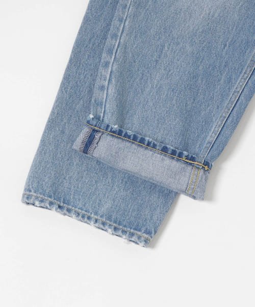 ワイドテーパードデニムパンツ 