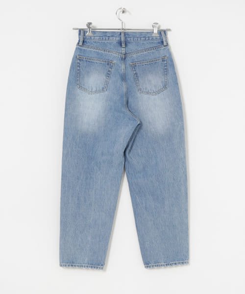 ワイドテーパードデニムパンツ 