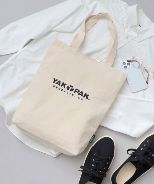 AMS SELECT(エーエムエスセレクト)/YAKPAK ヤックパック キャンバス トートバッグ 縦型 通勤 通学 ショッピング 旅行 サブバッグ 休日 シンプル カジュアル /img01