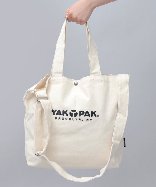 AMS SELECT(エーエムエスセレクト)/YAKPAK ヤックパック 2WAY キャンバス ショルダーバッグ トートバッグ 通勤 通学 旅行 休日 サブバッグ アウトドア/img13