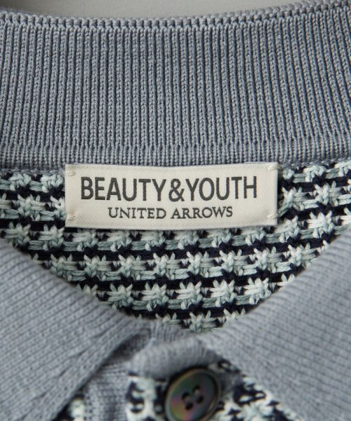 BEAUTY&YOUTH UNITED ARROWS(ビューティーアンドユース　ユナイテッドアローズ)/ドロップ パターン ニットポロ/img17