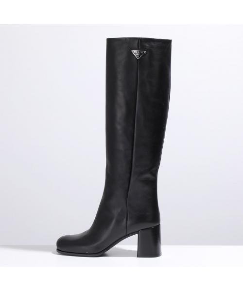 PRADA ロングブーツ 1W233N 070 トライアングルロゴ PRADA ロングブーツ 1W233N