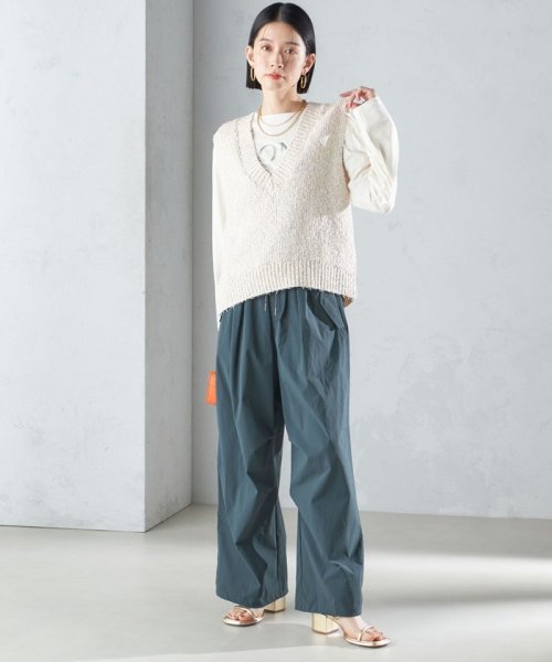 SHIPS WOMEN(シップス　ウィメン)/〈手洗い可能〉カール ヤーン スパンコール ベスト 24SS ◇/img18