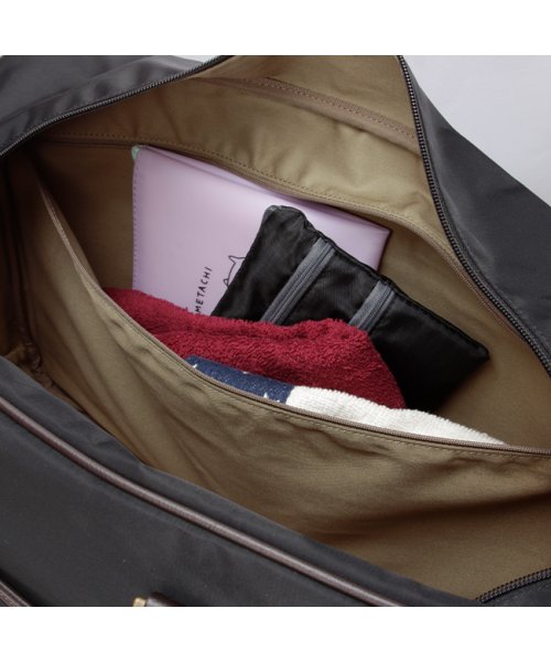 アイエスプラス ナオト ボストンバッグB4 33L 日本製 ナイロン 合皮 230－8101 