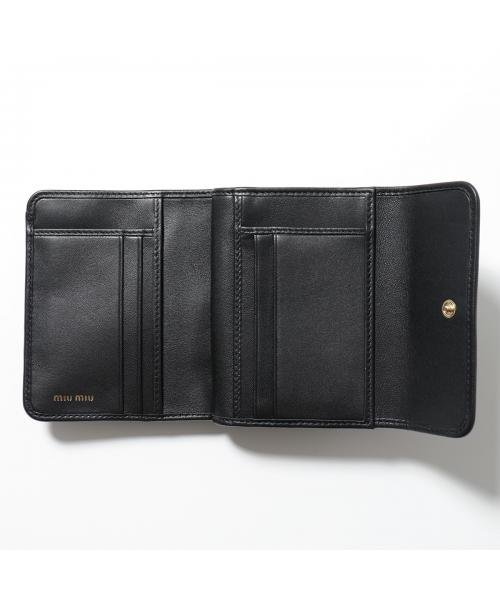 MIUMIU 二つ折り財布 MATELASSE マテラッセ 5ML002 2FPP MIUMIU 二つ折り財布 MATELASSE マテラッセ 5ML002