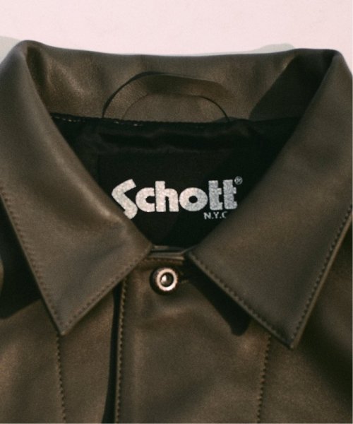 JOURNAL STANDARD(ジャーナルスタンダード)/【Schott / ショット】別注 レザーカバーオール/img04