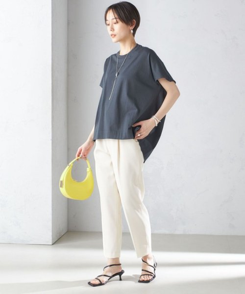 SHIPS WOMEN(シップス　ウィメン)/〈手洗い可能〉強撚 へビー ツイル テーパード パンツ 24SS ◇/img32