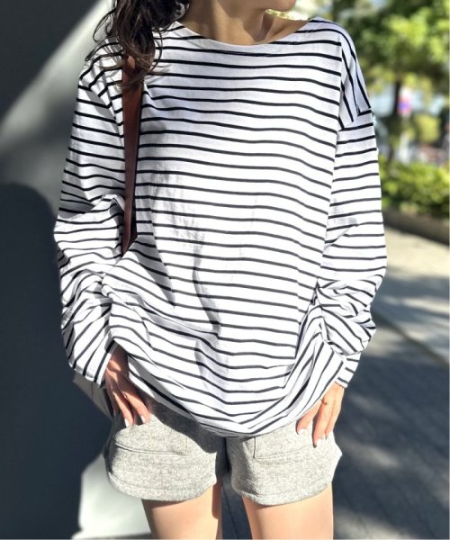 U by Spick&Span(ユーバイ　スピック＆スパン)/【BRETON STRIPE/ブレトンストライプ】 Border L/S Big プルオーバー/img01