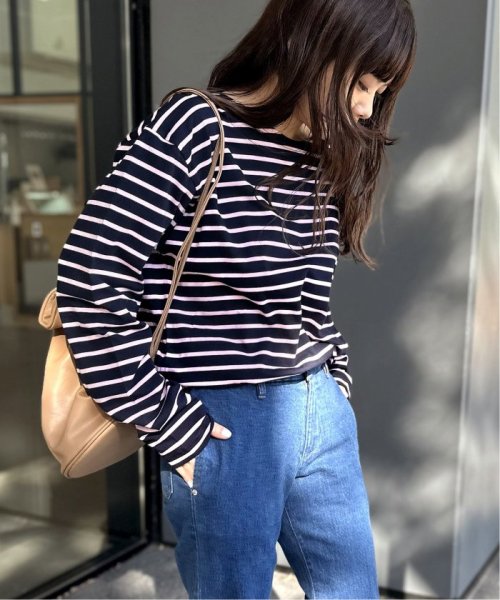 U by Spick&Span(ユーバイ　スピック＆スパン)/【BRETON STRIPE/ブレトンストライプ】 Border L/S Big プルオーバー/img25