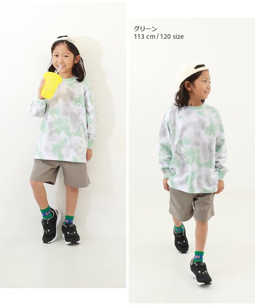 devirock(デビロック)/タイダイプリント長袖Tシャツ 子供服 キッズ 男の子 トップス 長袖Tシャツ ロンT /img06