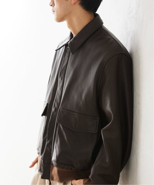 《追加》【SKOOKUM / スクーカム】別注 A－2 レザージャケット SKOOKUM スクーカム