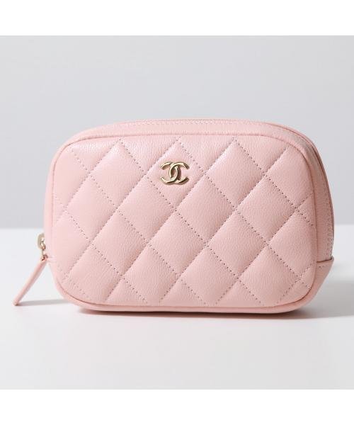 CHANEL ポーチ A80909 B10583 マトラッセ ココマーク CHANEL ポーチ A80909 B10583 マトラッセ グレインド シャイニー カーフスキン