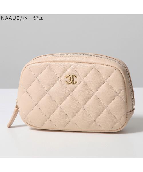 CHANEL ポーチ A80909 B10583 マトラッセ ココマーク