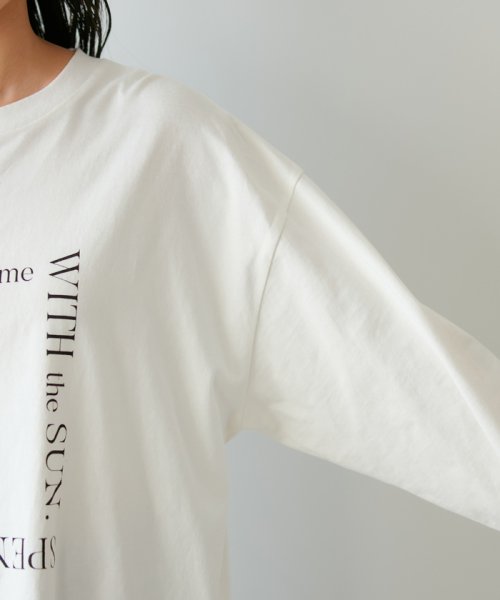 VIS(ビス)/【洗える】アソートロゴロングTシャツ/img14