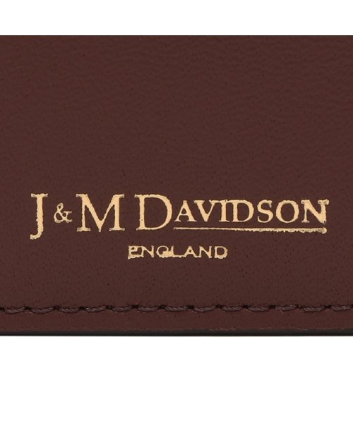 J&M DAVIDSON(ジェイアンドエム　デヴィッドソン)/ジェイアンドエムデヴィッドソン 二つ折り財布 ロサンジ ミニ財布 ワインレッド ブラウン レディース J&M DAVIDSON SLSF0BC SCXX 844/img06