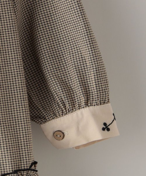 SHIPS KIDS(シップスキッズ)/Popelin:100～120cm / Gingham dress/img04