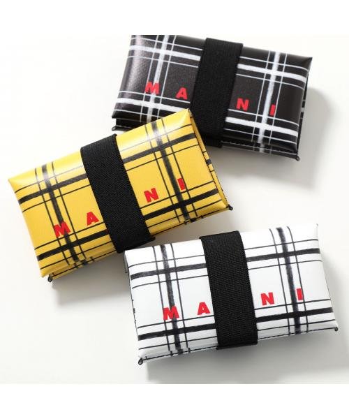 MARNI コイン&カードケース PFMI0007U9 P6052 チェック柄 MARNI コイン&カードケース PFMI0007U9 P6052