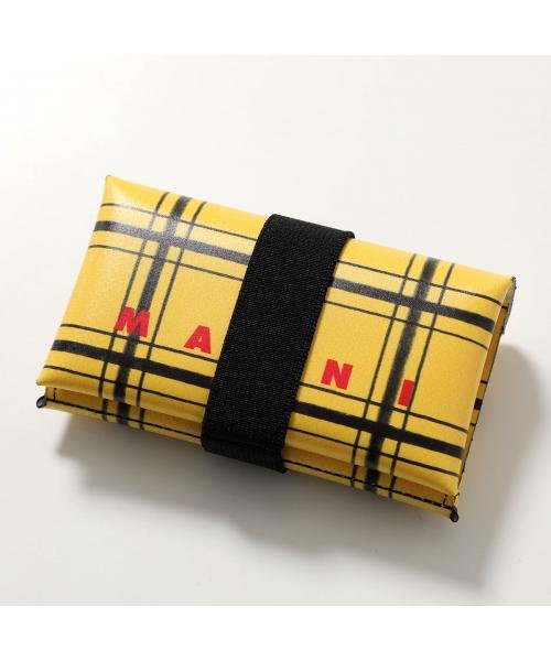 MARNI コイン&カードケース PFMI0007U9 P6052 チェック柄 MARNI コイン&カードケース PFMI0007U9 P6052