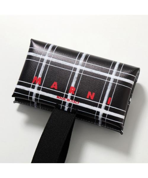 MARNI コイン&カードケース PFMI0007U9 P6052 チェック柄 MARNI コイン&カードケース PFMI0007U9 P6052