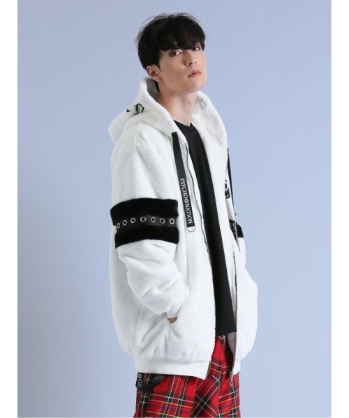 SD×PSYCHONATION アイコンワッペン ファーブルゾンブルゾン アウター ライトアウター コート ジャンパー 秋 冬 春 秋冬 メンズ カジュアル 通 ブルゾン JS1564422848(12045円)