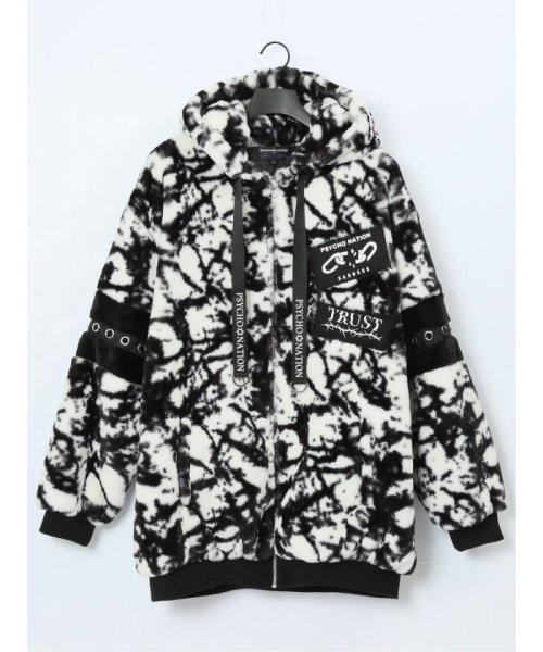 SD×PSYCHONATION アイコンワッペン ファーブルゾンブルゾン アウター ライトアウター コート ジャンパー 秋 冬 春 秋冬 メンズ カジュアル 通 ブルゾン JS1564422848(12045円)