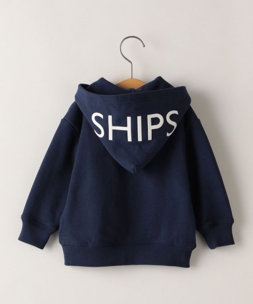 SHIPS KIDS(シップスキッズ)/SHIPS KIDS:80～90cm / ロゴ フード ジップ パーカー/img01