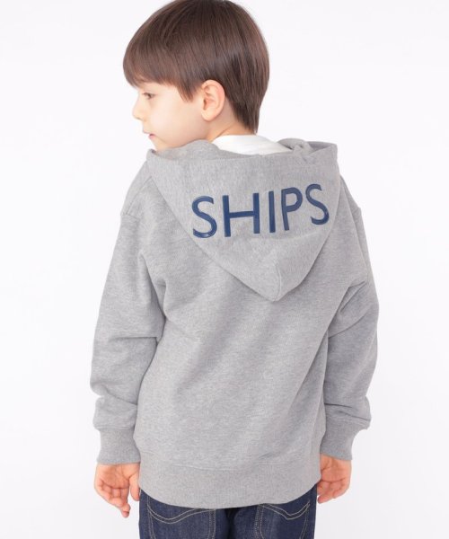SHIPS KIDS(シップスキッズ)/SHIPS KIDS:100～130cm / ロゴ フード ジップ パーカー/img01