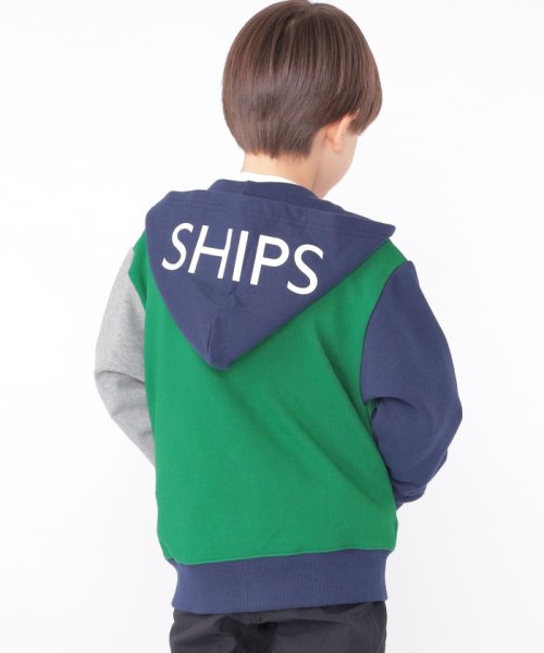 SHIPS KIDS(シップスキッズ)/SHIPS KIDS:100～130cm / ロゴ フード ジップ パーカー/img08