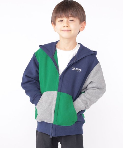 SHIPS KIDS(シップスキッズ)/SHIPS KIDS:100～130cm / ロゴ フード ジップ パーカー/img09