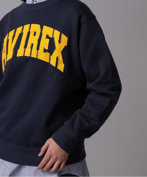 AVIREX(AVIREX)/《DAILY/デイリー》CREW NECK L/S SWEAT LOGO / クルーネック ロングスリーブ スウェット / AVIREX /img27