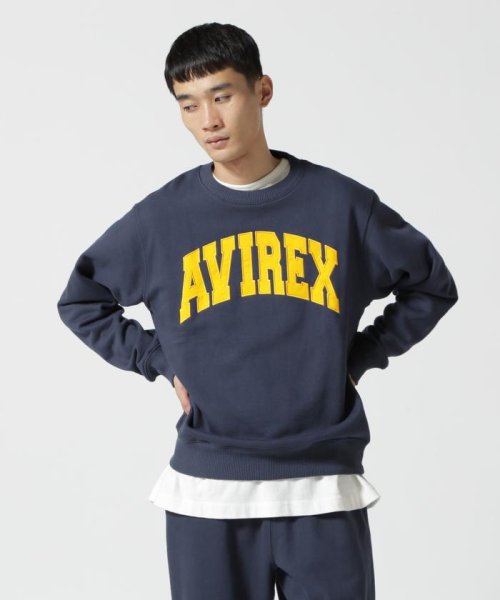 AVIREX(AVIREX)/《DAILY/デイリー》CREW NECK L/S SWEAT LOGO / クルーネック ロングスリーブ スウェット / AVIREX /img32