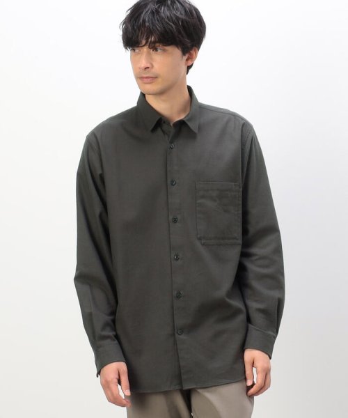 COMME CA ISM MENS(コムサイズム（メンズ）)/【ウォッシャブル】コットン フランネル ショート ポイントシャツ/img05