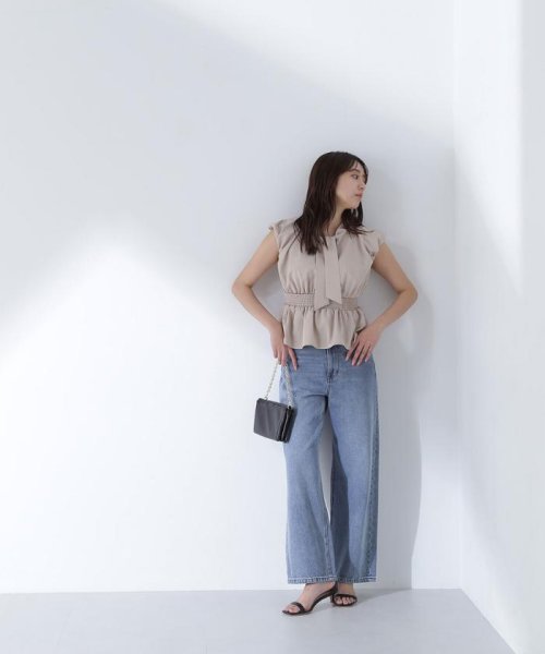 NATURAL BEAUTY BASIC(ナチュラルビューティーベーシック)/ワイドストレートデニムパンツ　24SS/img26