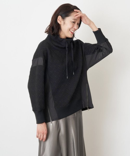 キルトジャガードダンボールプルオーバー 