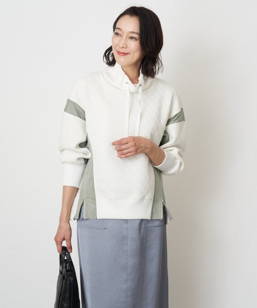 キルトジャガードダンボールプルオーバー 