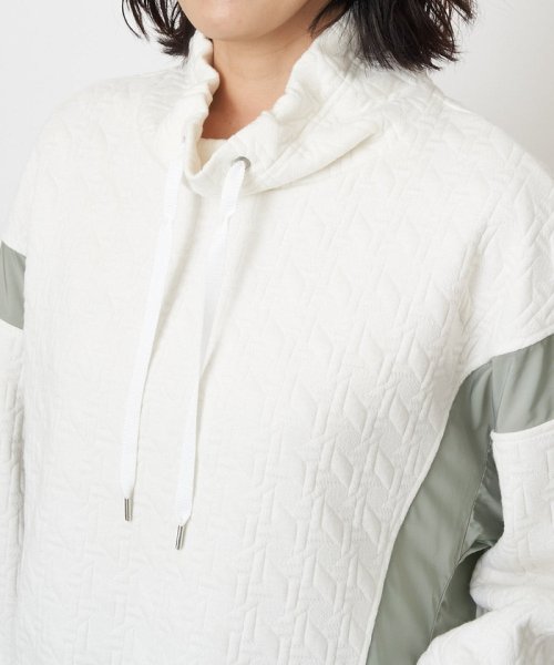 キルトジャガードダンボールプルオーバー 