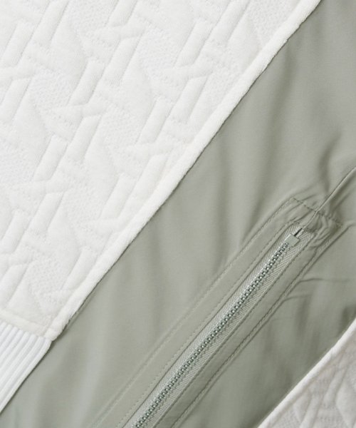 キルトジャガードダンボールプルオーバー 