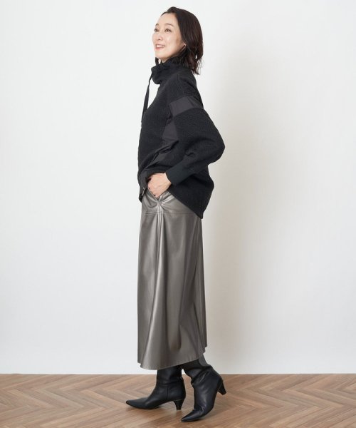 キルトジャガードダンボールプルオーバー 