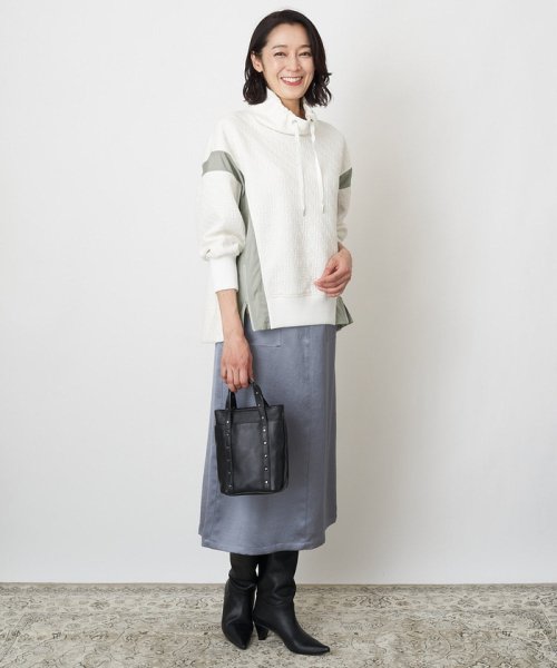 キルトジャガードダンボールプルオーバー 