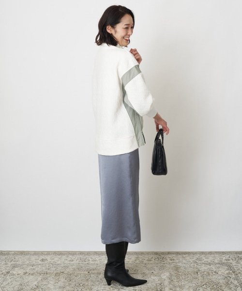 キルトジャガードダンボールプルオーバー 