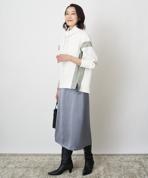 キルトジャガードダンボールプルオーバー 