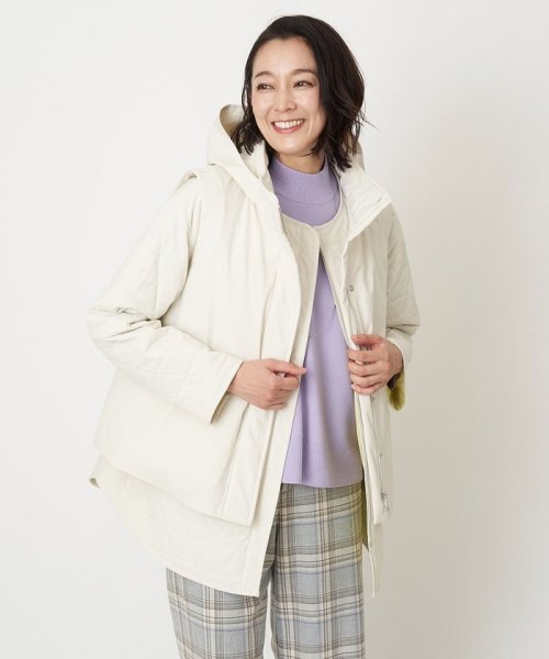 マルチWAYリバーシブルキルティングコート 