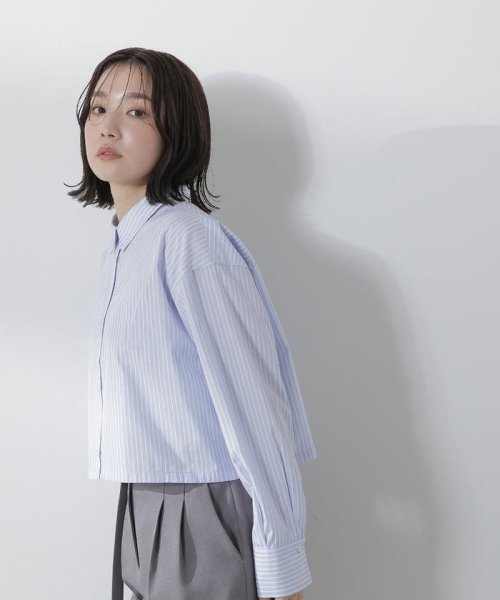 NATURAL BEAUTY BASIC(ナチュラルビューティーベーシック)/クロップドニット＆シャツセット　24SS/img21