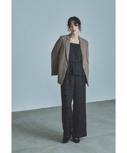 niana ニアナ ペプラムセットアップドレス パーティードレス 結婚式 パンツドレス セットアップ ジャガード ワイドパンツ ノースリーブ 袖なし お呼ばれ パーティードレス niana ジャガード 袖なし ノースリーブ ワイドパンツ ニアナ お呼ばれ 結婚式 ペプラムセットアップドレス セットアップ パンツドレス ZY1685481817(12870円)