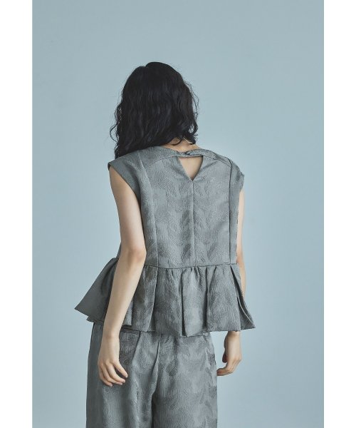 niana ニアナ ペプラムセットアップドレス パーティードレス 結婚式 パンツドレス セットアップ ジャガード ワイドパンツ ノースリーブ 袖なし お呼ばれ パーティードレス niana ジャガード 袖なし ノースリーブ ワイドパンツ ニアナ お呼ばれ 結婚式 ペプラムセットアップドレス セットアップ パンツドレス ZY1685481817(12870円)