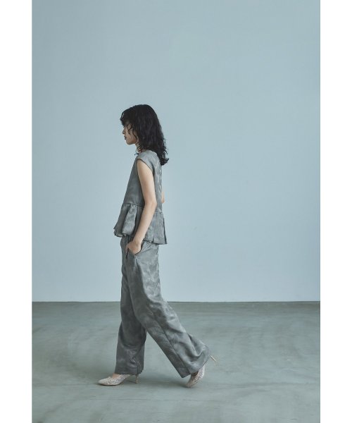 niana ニアナ ペプラムセットアップドレス パーティードレス 結婚式 パンツドレス セットアップ ジャガード ワイドパンツ ノースリーブ 袖なし お呼ばれ パーティードレス niana ジャガード 袖なし ノースリーブ ワイドパンツ ニアナ お呼ばれ 結婚式 ペプラムセットアップドレス セットアップ パンツドレス ZY1685481817(12870円)