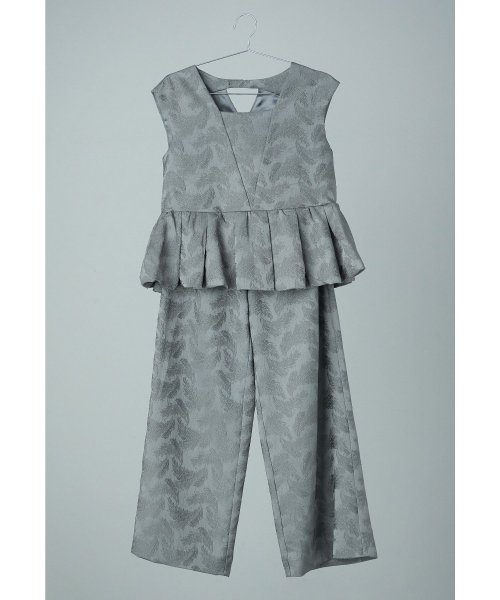 niana ニアナ ペプラムセットアップドレス パーティードレス 結婚式 パンツドレス セットアップ ジャガード ワイドパンツ ノースリーブ 袖なし お呼ばれ パーティードレス niana ジャガード 袖なし ノースリーブ ワイドパンツ ニアナ お呼ばれ 結婚式 ペプラムセットアップドレス セットアップ パンツドレス ZY1685481817(12870円)