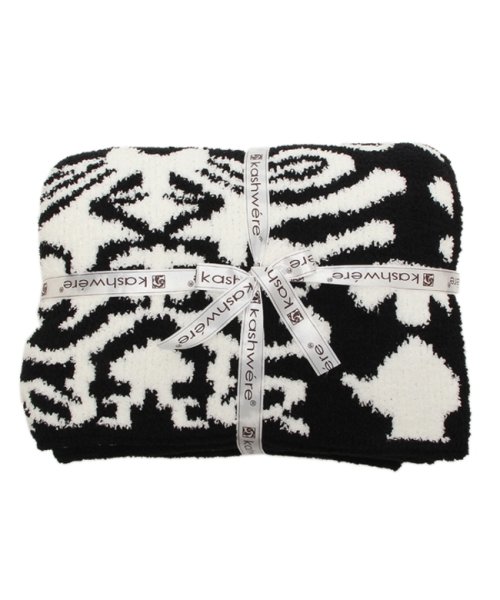カシウェア ファブリック スロウ ダマスク ブランケット ブラック ホワイト レディース KASHWERE DSK01 004 KASHWERE カシウェア ファブリック スロウ ダマスク ブランケット ブラック ホワイト レディース DSK01