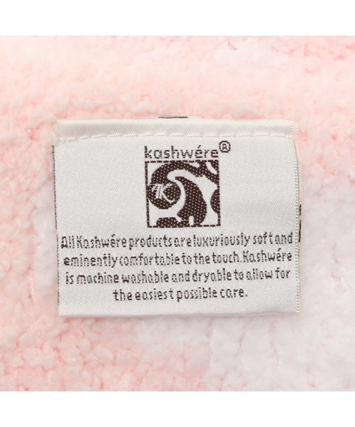 kashwer(カシウェア)/カシウェア ファブリック スロウ ダマスク ブランケット ピンク ホワイト レディース KASHWERE DSK01 682/img02