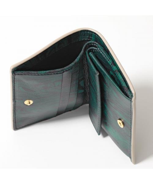 MARNI 二つ折り財布 PFMOQ14Q06 LV688 ロゴプリント マーブル 二つ折り財布 PFMOQ14Q06 LV688 ロゴプリント